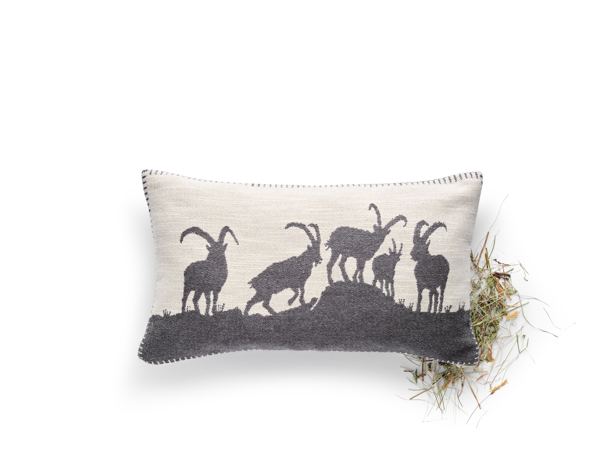 Bergheukissen Steinbock